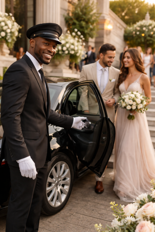 Chauffeur for Wedding Guests